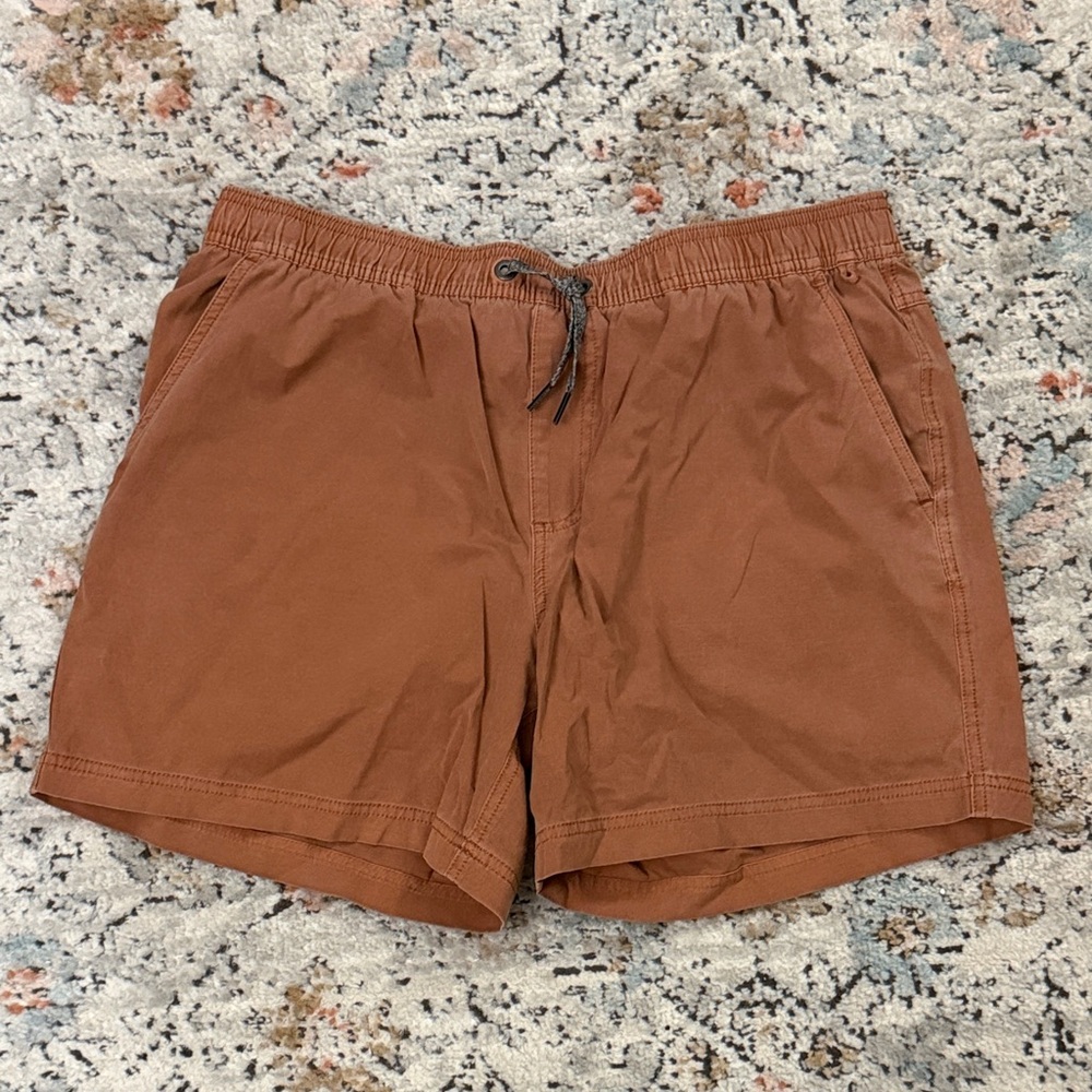 Maamgi Rust Brown Casual Shorts